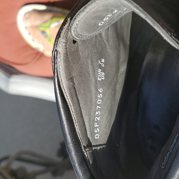 Black Mephisto air jet ankle boots - Picture 7 of 8